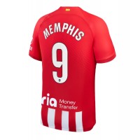 Pánský Fotbalový dres Atletico Madrid Memphis Depay #9 2023-24 Domácí Krátký Rukáv